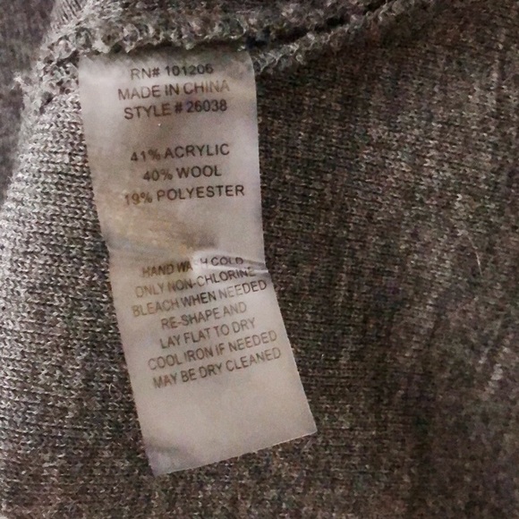 Soft Surroundings Runway Pullover Wool Blend Sz M - Picture 10 of 11